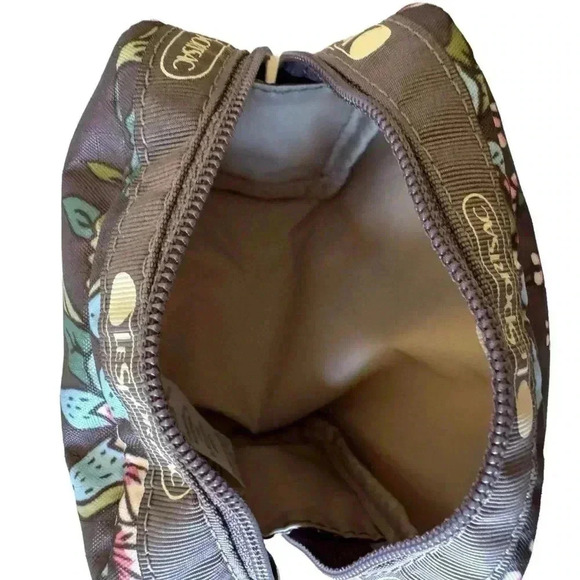 LESPORTSAC - Dark Gray Multi Nylon Cosmetic Coin Small Wallet Bag - Picture 5 of 8